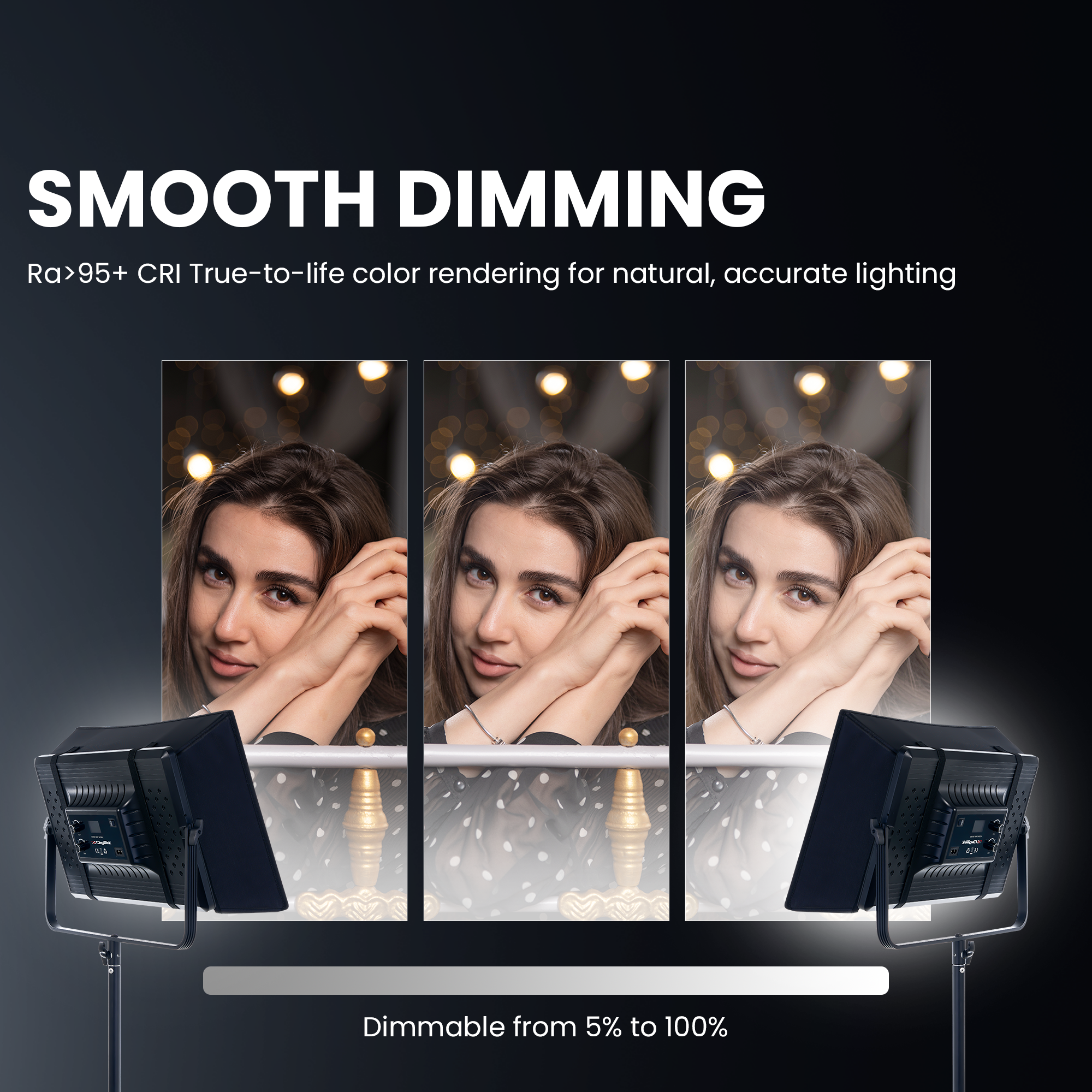 Digitek LED-D1500 Professional Flat Panel LED Video Light