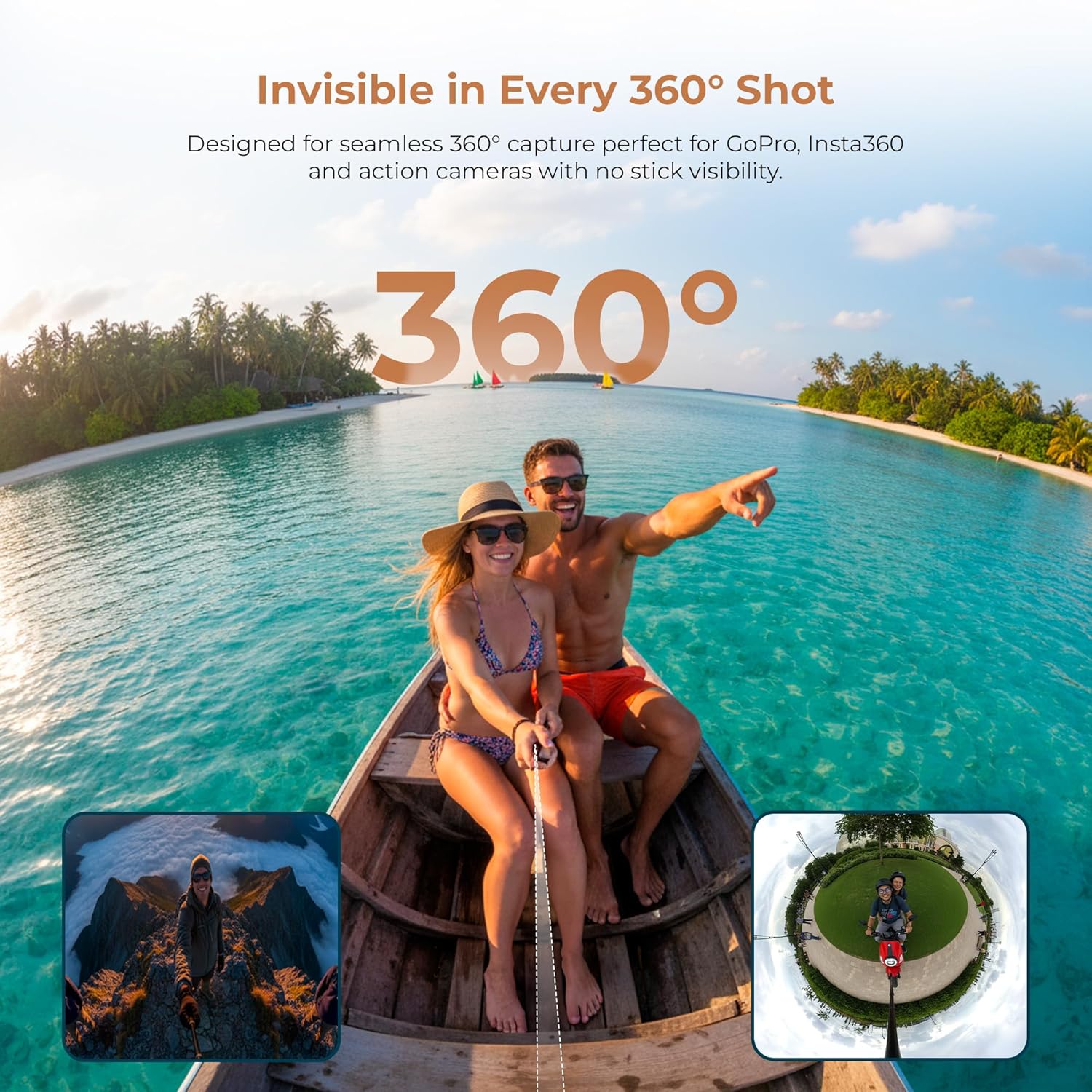 Digitek (DTR 650 IS) 2 Meter Invisible Stick for GoPro Hero