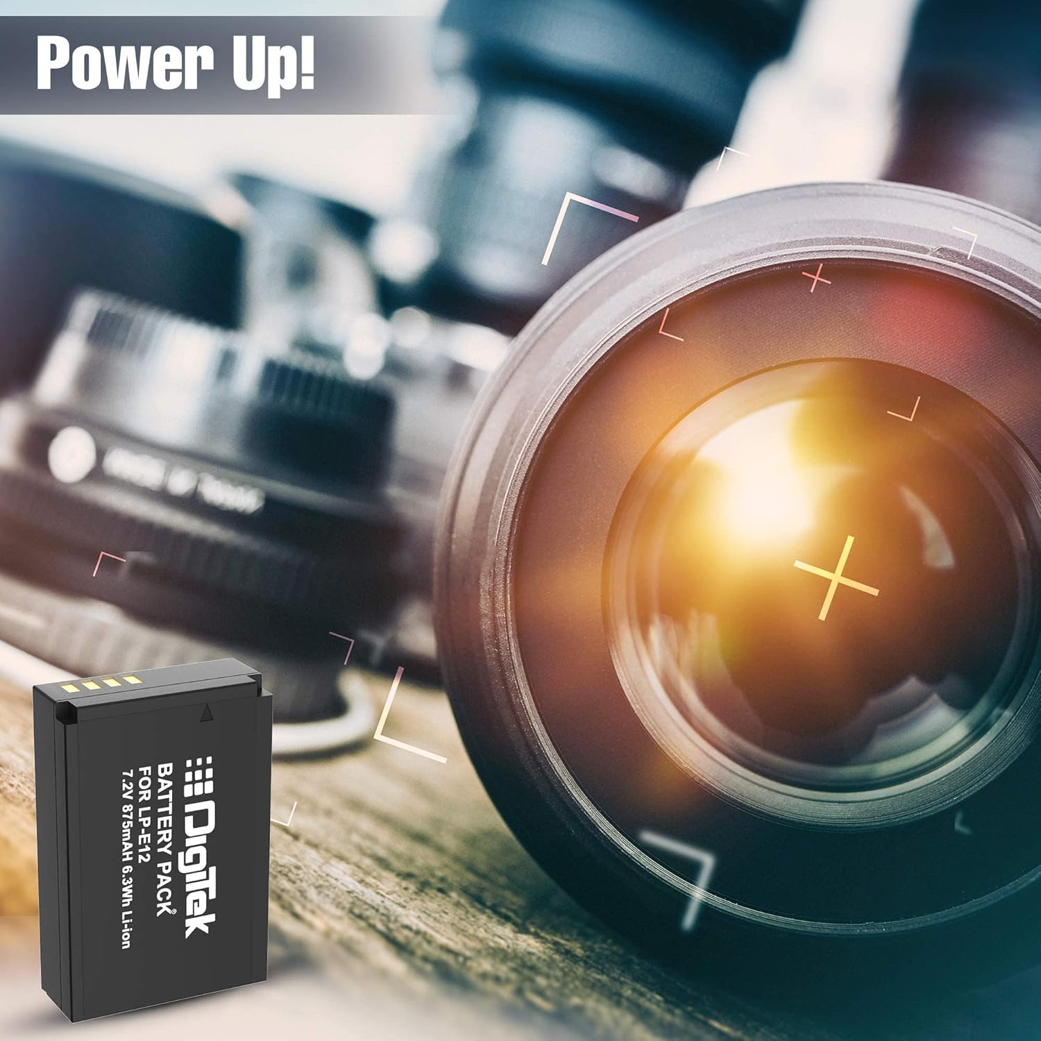 Digitek (LP E12) Li-ion Rechargeable Battery for Canon Camera