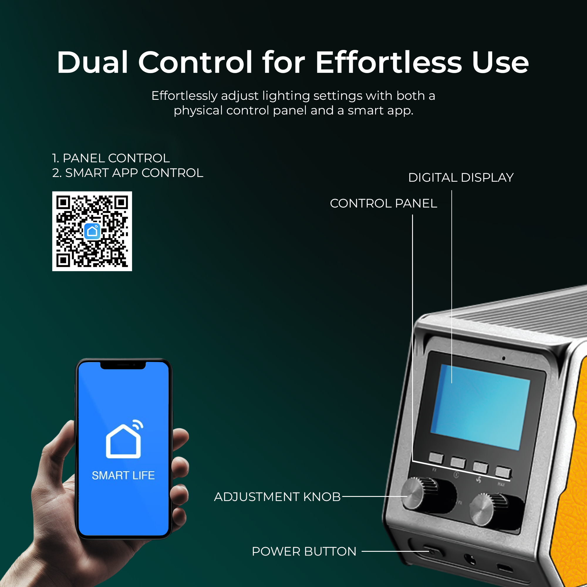 Digitek (DCL 100WBC RGB) 100W LED Video Light with Mini Bowens