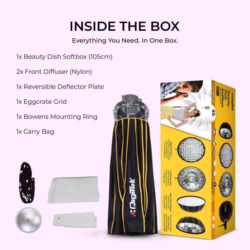 Digitek DBDS-105W Beauty Dish Softbox 105cm