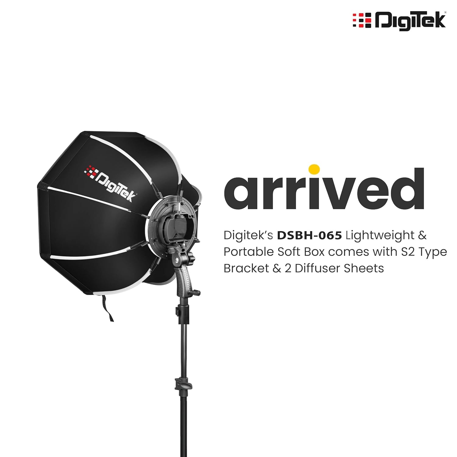 Digitek (DSBH-065) Foldable Octagonal Soft Box 65cm