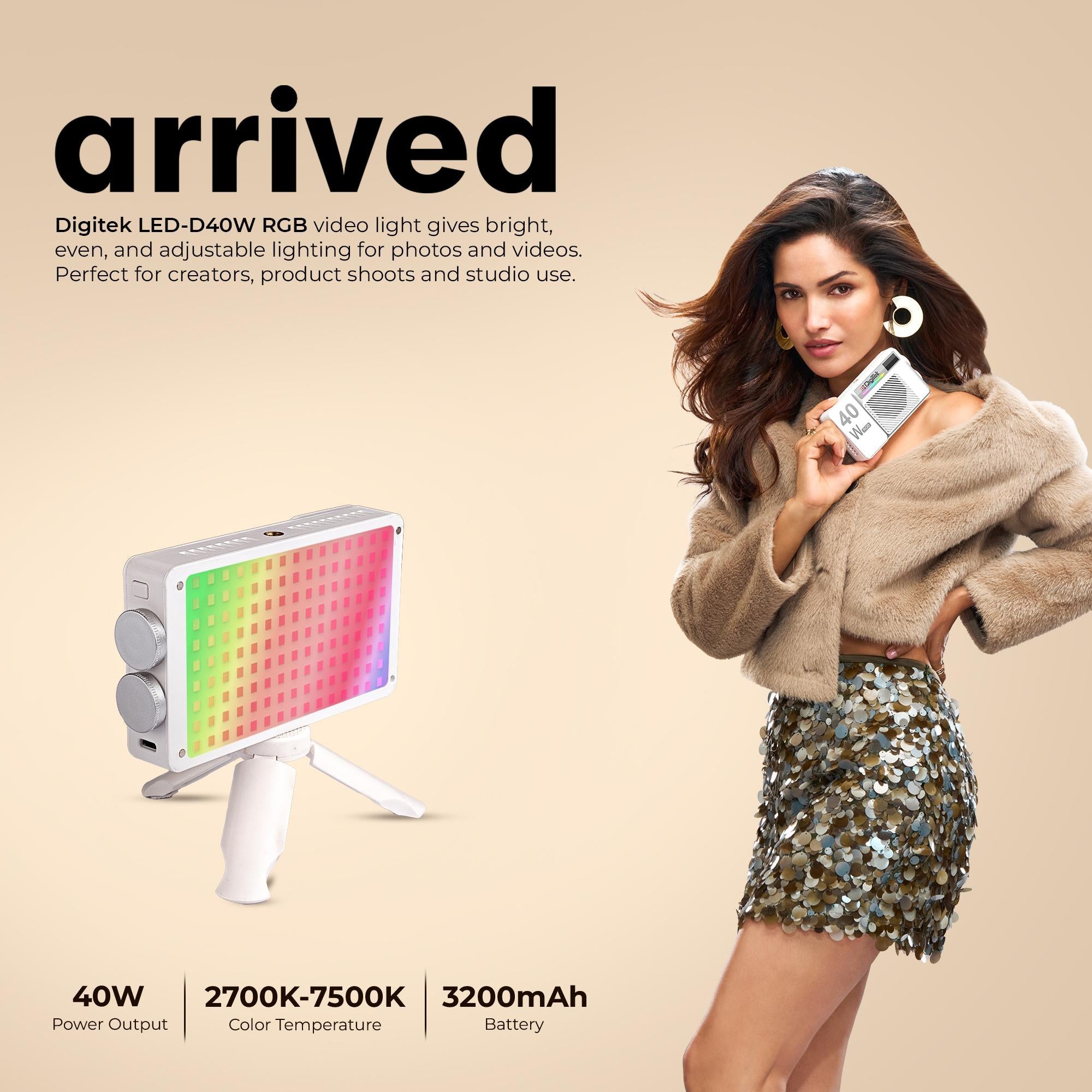 Digitek LED-D40W RGB LED Video Light