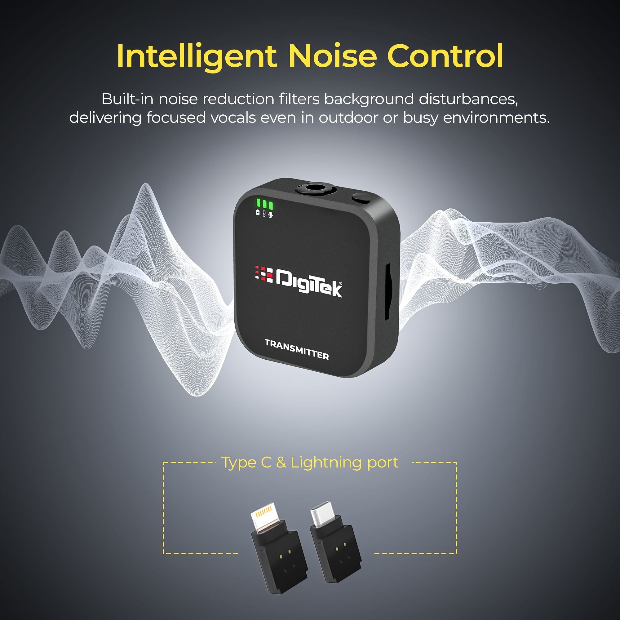 Digitek (DWM 121) 2 in 1 Wireless Microphone