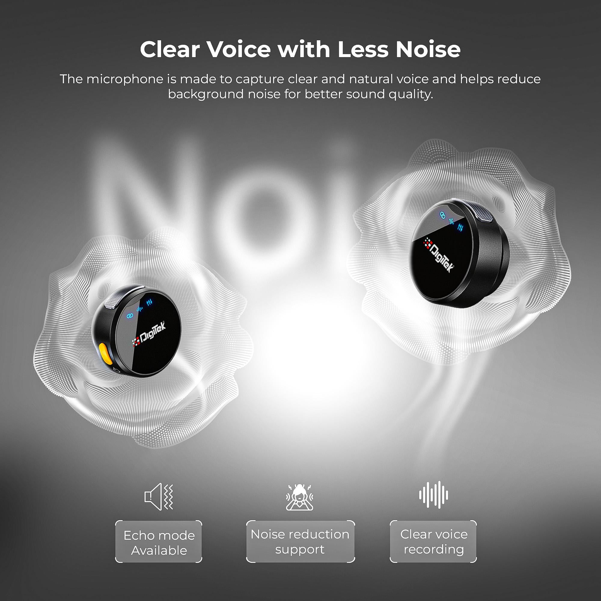 Digitek (DWM-124) 2-in-1 Wireless Microphone