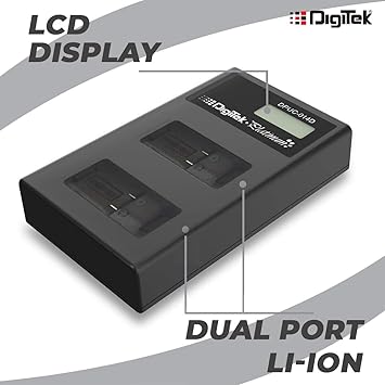 Digitek DPUC 014D (LCD MU) for Hero 8 7 6 & 5 Platinum Charger