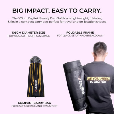 Digitek DBDS-105W Beauty Dish Softbox 105cm