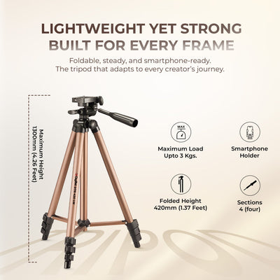 Digitek (DTR 420LW) Foldable Camera Tripod