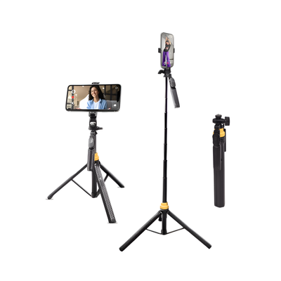 Digitek (DTR-555 SS) Foldable Tripod Selfie Stick for Smartphone & Action Cameras