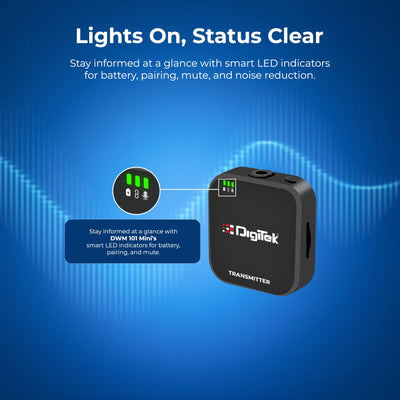 Digitek (DWM 101 Mini) 2-in-1 Wireless Microphone