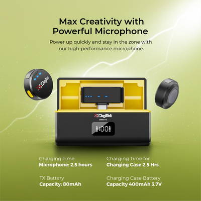 Digitek (DWM-115) 2-in-1 Wireless Microphone