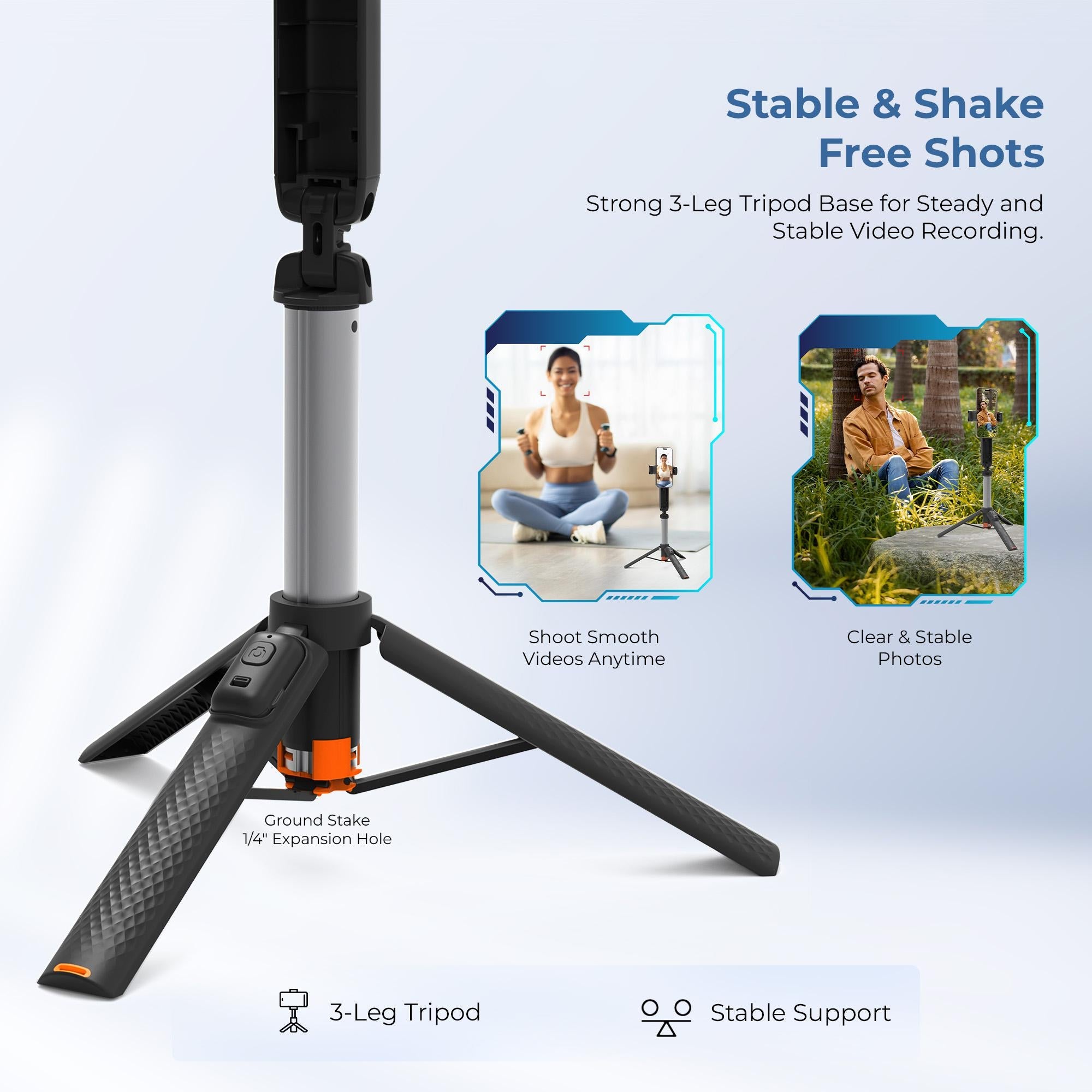 Digitek (DTR 470SS) Tripod Selfie Stick with Remote