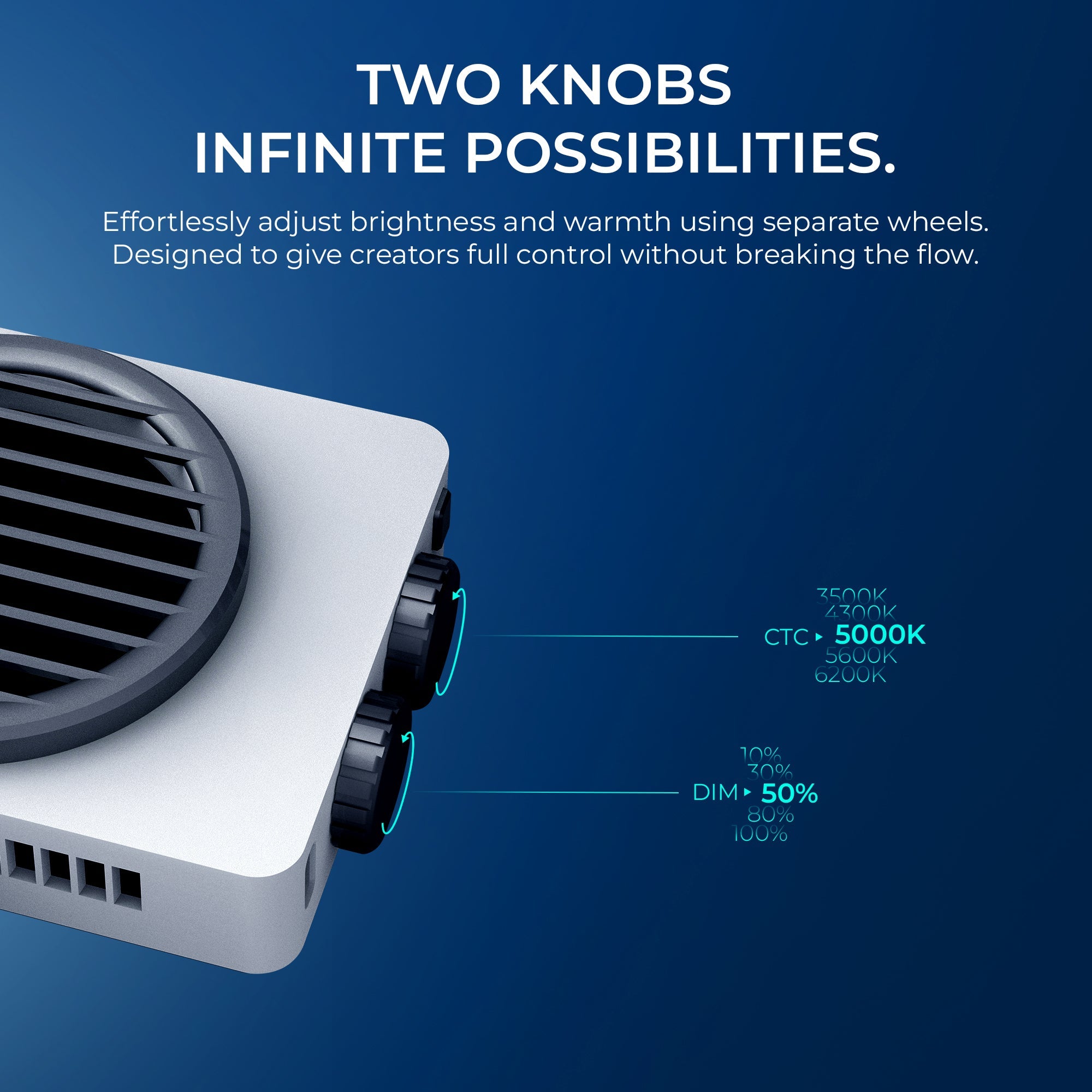 Digitek (LED-D40W) 40W Portable Bi-Color LED Video Light