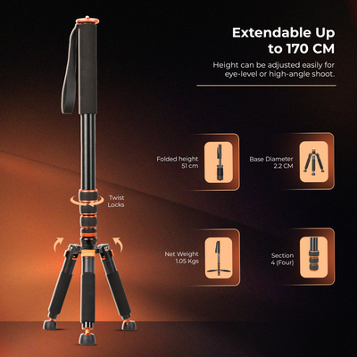 Digitek Platinum (DPMP 170) Portable Camera Monopod