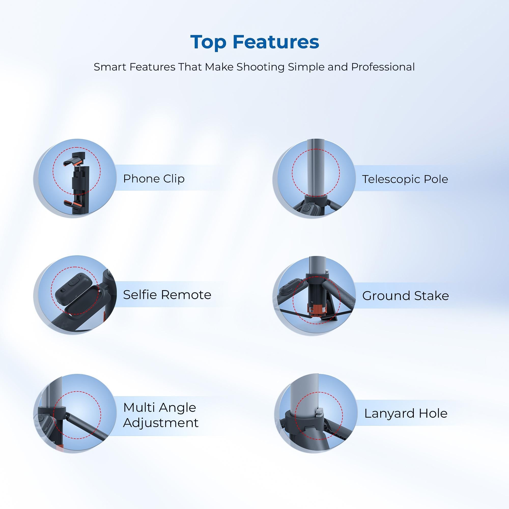 Digitek (DTR 470SS) Tripod Selfie Stick with Remote