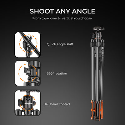 Digitek (DTR 830BH) 8.26ft Light Stand cum Tripod